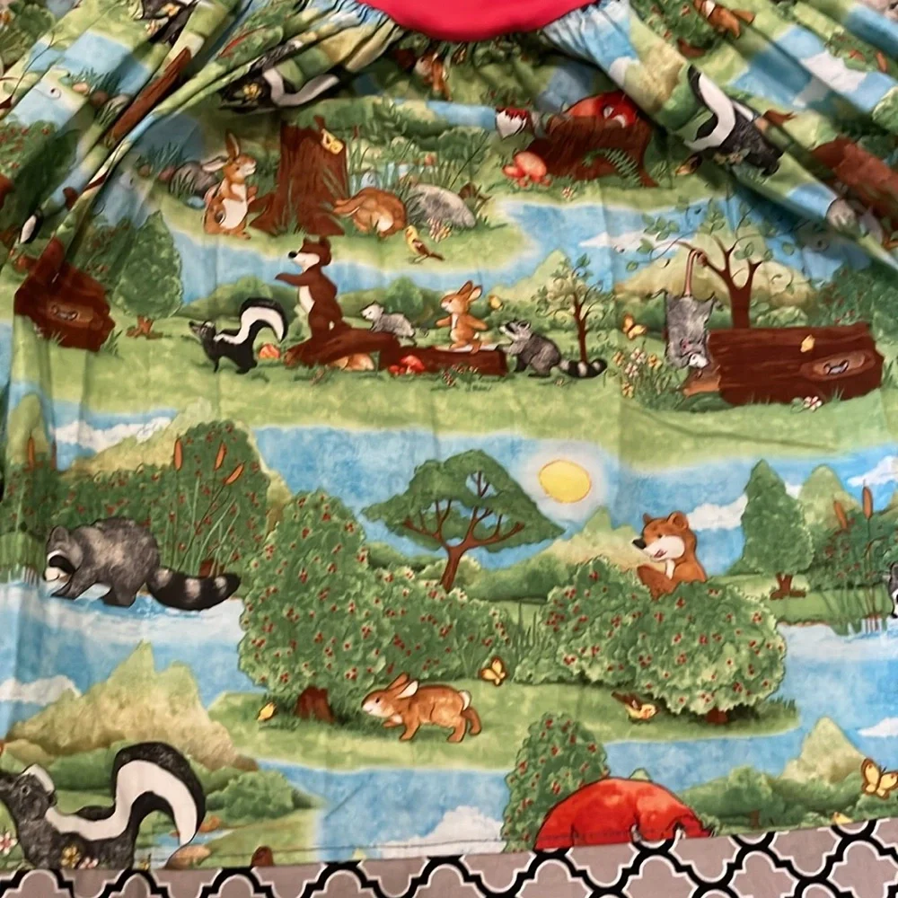 K Pea Forest Friends Dress, Size 6